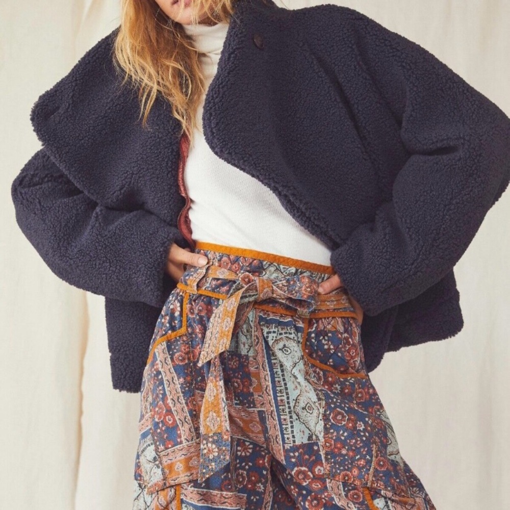 We The Free Izzy wrap Teddy Jacket